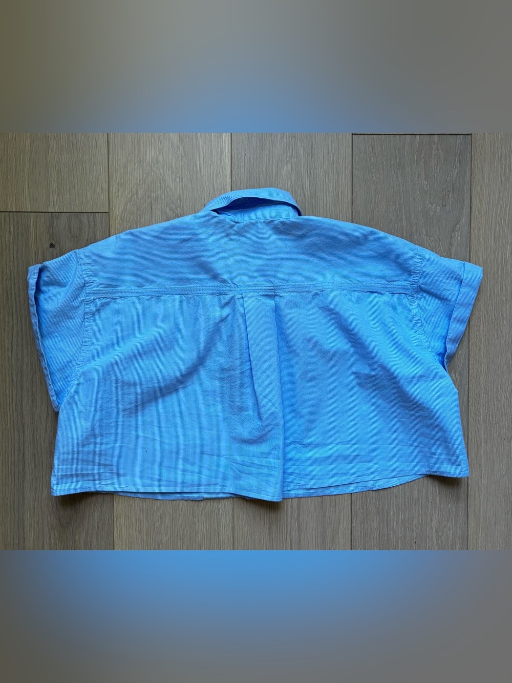 Zara cropped button shirt - Picture 3 of 3